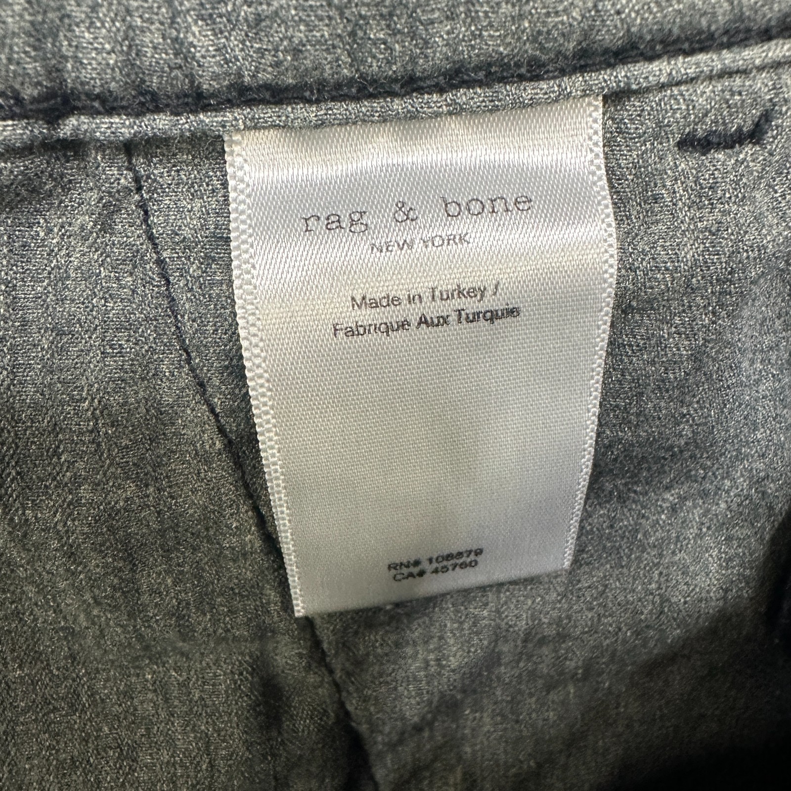Rag & Bone Chino Shorts Mens 33 Black Stretch image 6
