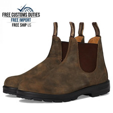 Men's Blundstone BL585 Chelsea Boots Comfort  Durability, Rustic Brown, Medium