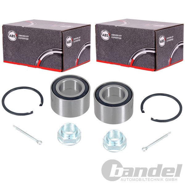 2X A.B.S. RADLAGER-SATZ Vorne Passend FüR Daihatsu Applause Copen Cuore Extol MO-image