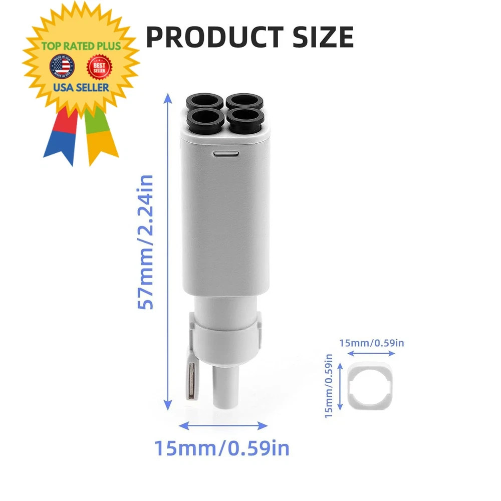 4 in 1 PTFE Tube Adapter Connector for A1 A1 Mini 3D Printer Accessories