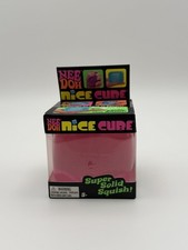 Nee Doh Nice Cube - Super Solid Squish! (Pink...