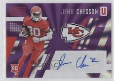 2017 Panini Unparalleled Purple Rainbow Spokes 16/25 Jehu Chesson #292 Auto fm0