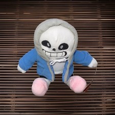 Undertale Sans Peluche con Sudadera con Capucha Extraíble 10" *Oficial* Peluche Figura Estatua