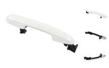 Pearl White Front Right Exterior Door Handle for Toyota Toyota Highlander