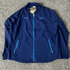 Nike Court Men's Rafa Nadal Full Zip Tennis Jacket Blue Size XL DV2885-492