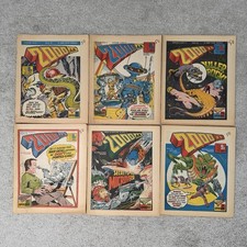 IPC Fleetway 2000 AD Lot #36 37 38 39 40 42 Judge Dredd UK Comics 1977