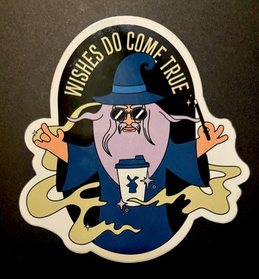 Dutch Bros Wizard Wishes Do Come True Mobile Order Sticker
