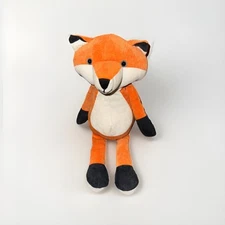 Manhattan Toy Company Folksy Red Fox Plush Stuffed Animal Corduroy Texture 14"