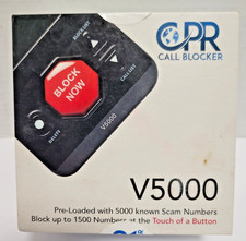 CPR V5000 Call Blocker for Landline Phones Block Robocalls/Spam Calls! Pre-Owned
