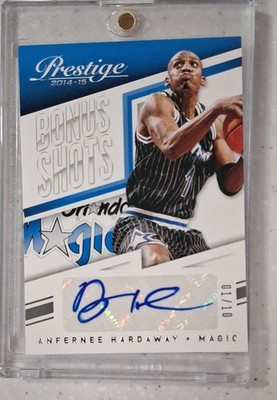 2014-15 Panini Prestige Penny Hardaway  Bonus Shots Alpha 1/10 Auto!