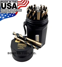 Norseman 29 pc Mechanics Length HI-Molybdenum M7 Drill Bit Set 1/16-1/2 SPM-29P