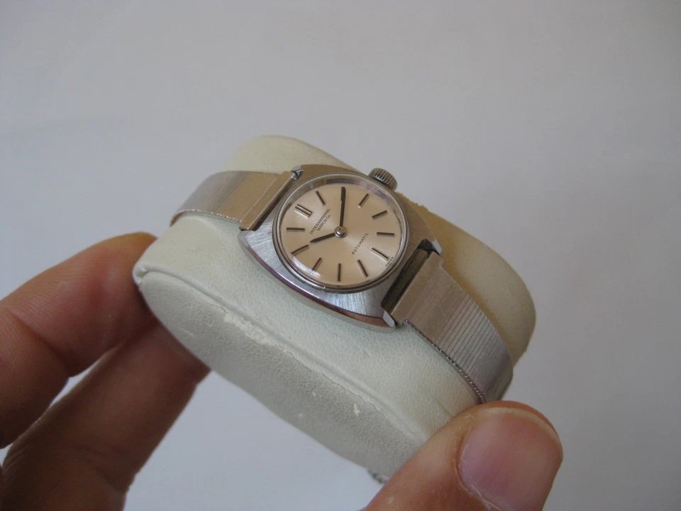 IWC Ladies Automatic Patent Pellaton Winding Watch 22mm serviced - Image 4 of 4