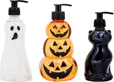 Halloween Soap Dispensers, 3 Pack, Spice Berry Scent Fall Cat, Ghost  Pumpkin H