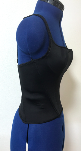 Victoria's Secret Corset Top Size Medium Bustier Black Boning Adjustable Straps - Picture 3 of 18