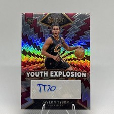💎🔥2024-25 Panini Select Jaylon Tyson RC Youth Explosion AUTO Cavaliers #14489