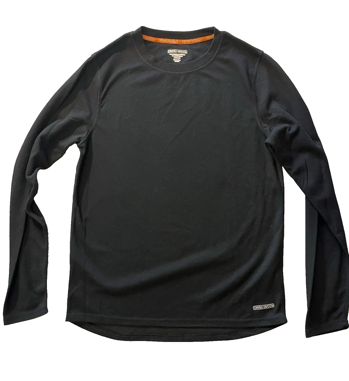 Omni Wool Blend Base Layer Long Sleeve Crew Shirt Men's Size Large Outdoors