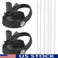 Hydro Flask Straw Lid Durable BPA Free One Hand Hydration Leak Proof Reusable US