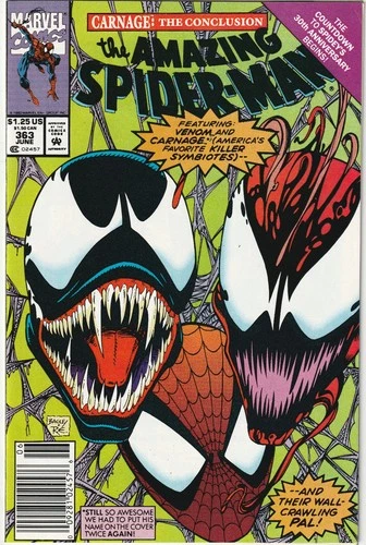 Lot of 2: Amazing Spider-Man, #363 (x2), 1992, NM-