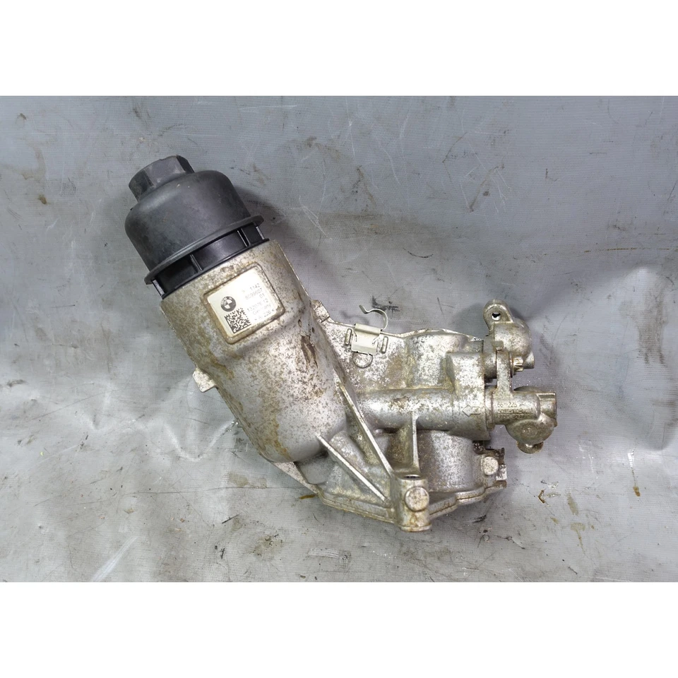 BMW F97 X3M G80 M3 M4 S58 2020-2024 6 cilindros motor filtro de aceite carcasa soporte OEM Foto 4 de 4