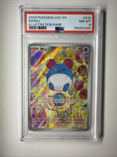 Marill graded PSA 8 for sale on eBay