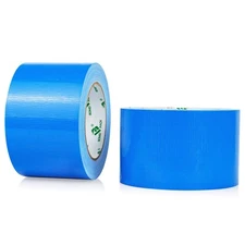 Blue Duct Tape 3inch, 9.0 Mil Heavy Duty Industrial Grade Waterproof Wide Duc...