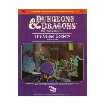 TSR Basic D&D Veiled Society Fair+