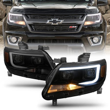 - For 2015-2022 Chevy Colorado Black Housing Smoked Lens Led Tube Dual Projector