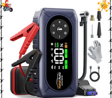 YaberAuto 9-in-1 Jump Starter with Air Compressor 4500A 150PSI Portable Car