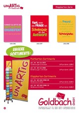 Unartig Postkarten-Sortiment mit Drehständer - 72 Dekore à 10 Stück - Gesamt-UVP