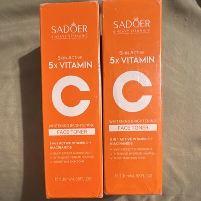SADOER Skin Active 5x Vitamin C Niacinamide Brightening Face Toner 130 ml