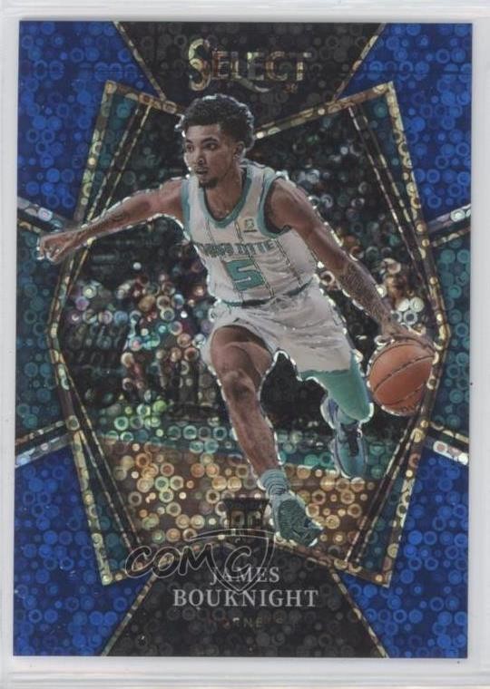 2021 Panini Select Premier Level Blue Disco Prizm 2/25 James Bouknight #122 02v3