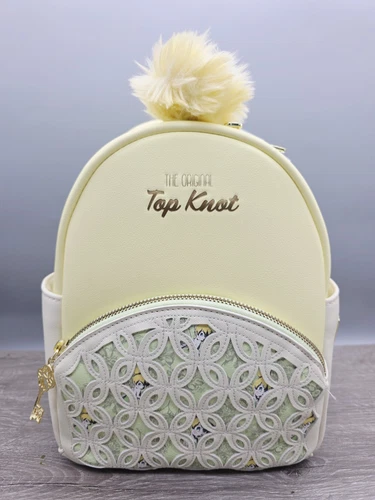 New With Tags Disney Loungefly Tinkerbell Top Knot Mini Backpack Peter Pan HTF
