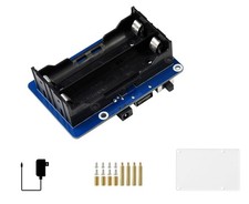 Raspberry Pi UPS Power Supply HAT 5V Pogo Pins for Pi 5/4B/3B /3B Charger