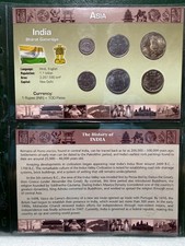 Littleton World Coin Set - India 6 coins with card