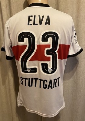 VfB Stuttgart Puma Heim Matchworn Trikot 2017/18 ''Mercedes'' + Nr.23 Elva Gr.M