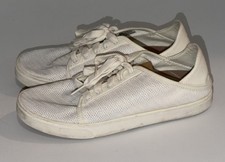  99.99 Olukai 20379 Pehuea Li White Lace Up Sneakers Shoes Women  s Size 7.5