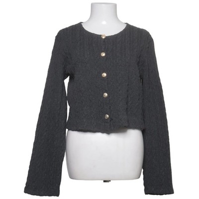 Nelly, Strickjacke, Damen, Größe: M, Grau, Baumwolle/Elasthan/Polyester #dmK