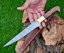 Fillet Chef Kitchen Knife Fishing Knives - Hand Forged Damascus Steel Blade 2774