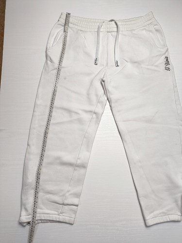 G Unit 50Cent Hose Anzug Vintage Mann Ausgebeult Hose Streetwear Weiß Größe L - Bild 10 von 17