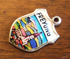 Vintage FREYUNG Silver Plated Shield Charm — photo 3