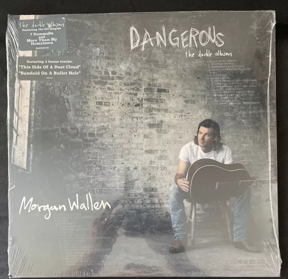 Morgan Wallen Dangerous: The Double Album Clouded Vinyl 3LP Bonus Tracks Sealed