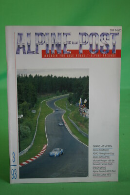 Alpine Post 3/93 A 310 Test (72) Berlinette Echappement
