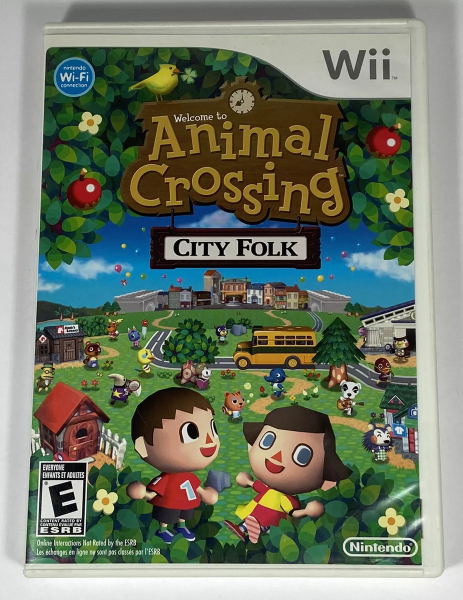 Animal Crossing City Folk Nintendo Wii 2008