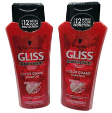 Schwarzkopf Gliss Hair Repair Keratin COLOR GUARD Shampoo 13.6 oz 2-Pack , New