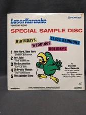 NEW PIONEER LASER KARAOKE VIDEO SING ALONG SPECIAL SAMPLE DISC LASER DISC
