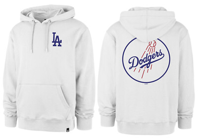 MLB Los Angeles Dodgers LA Hoody Helix Backer LC weiß Kaputzenpullover Sweater
