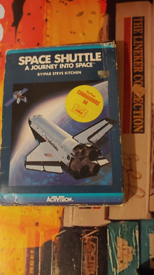 Space Shuttle (Activision 1985) C64 Kassette (Box, Manual, Tape) works