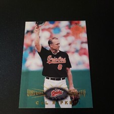 1995 Stadium Club Virtual Reality Baseball Card #1 Cal Ripken Jr. Orioles
