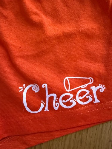 NEW Soffe Orange Cheer Shorts Youth Small (6-8) - Picture 3 of 4
