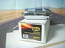 Accel Motorcycle Ultra Tork Starter for Harley-Davidson Chrome 1.0 KW  40004C X9